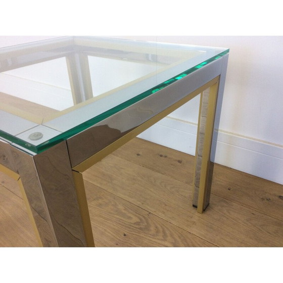 Image 1 of Table d'appoint vintage en verre Romeo Rega