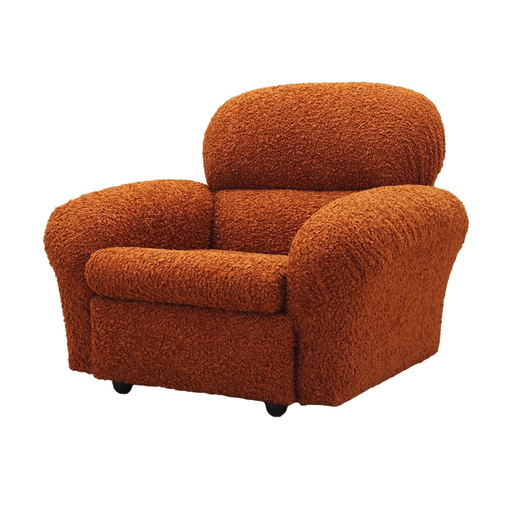 Fauteuil Orange, Design italien, 1970S, Production : Italie