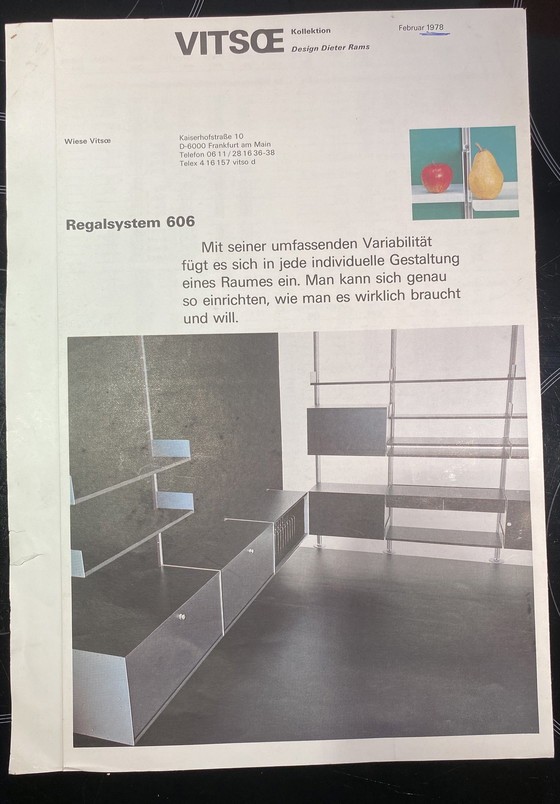 Image 1 of Vitsoe Regalsystem 606 Dieter Rams