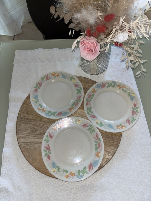 3 Petites Assiettes Arcopal