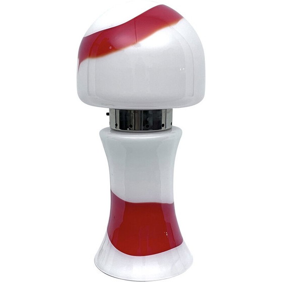 Image 1 of Lampe de table vintage en verre par Mazzega, Italie 1970