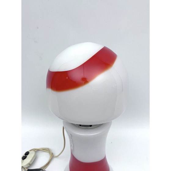 Image 1 of Lampe de table vintage en verre par Mazzega, Italie 1970