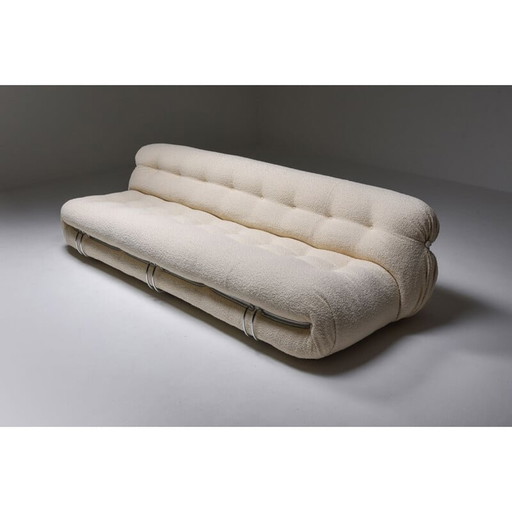 Canapé quatre places vintage "Soriana" par Afra et Tobia Scarpa pour Cassina, 1970