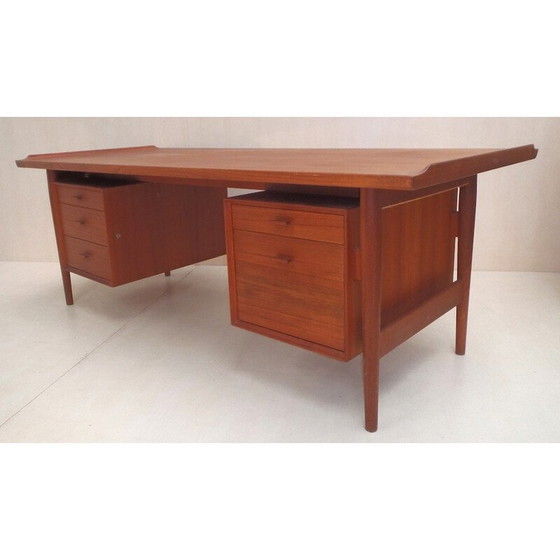 Image 1 of Bureau vintage à caisson en teck par Arne Vodder pour Sibast, 1960