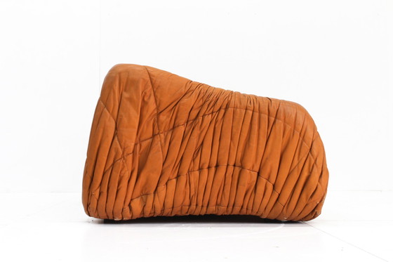 Image 1 of Piumino Canapé en cuir cognac par Jonathan De Pas , Italie 1970S