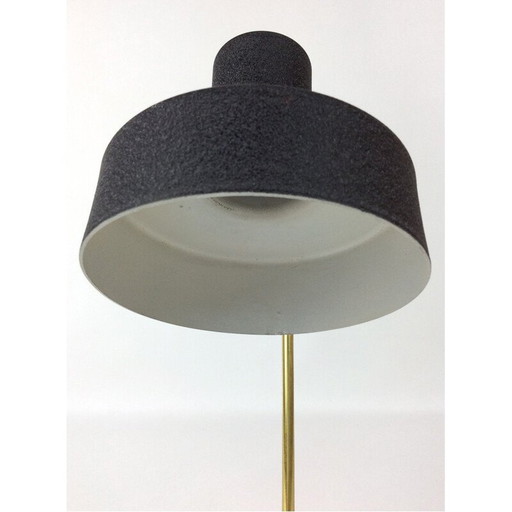 Lampe vintage en aluminium et laiton - années 1950