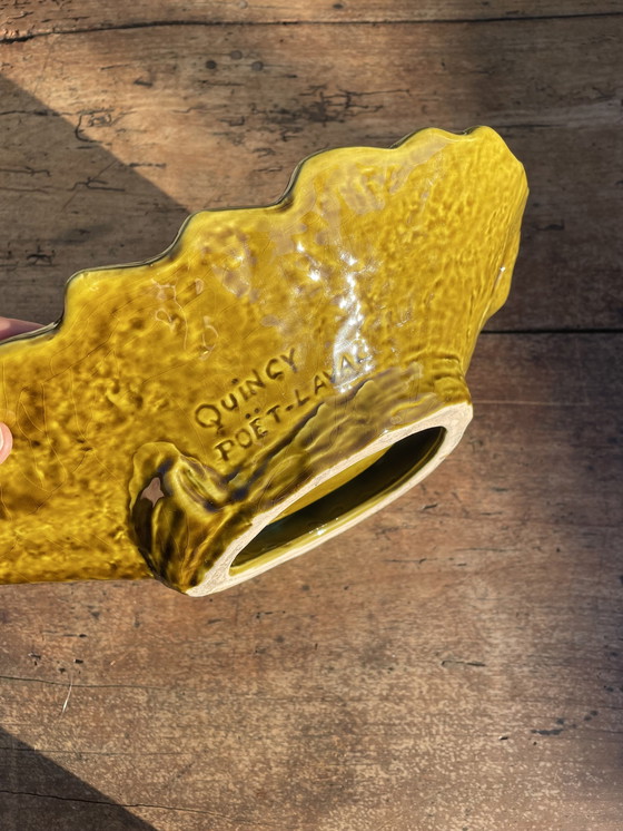 Image 1 of Grande Coupe En Barbotine Poet Laval 1970