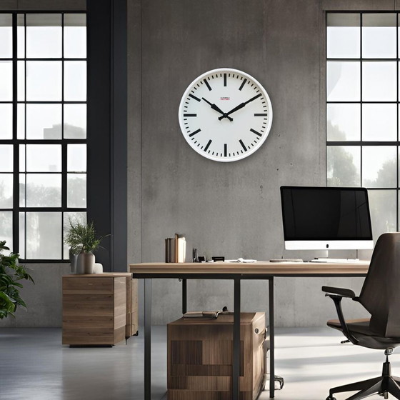 Image 1 of Cloudnola Factory Clock Blanc - 45 Cm