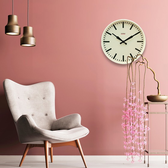 Image 1 of Cloudnola Factory Clock Blanc - 45 Cm