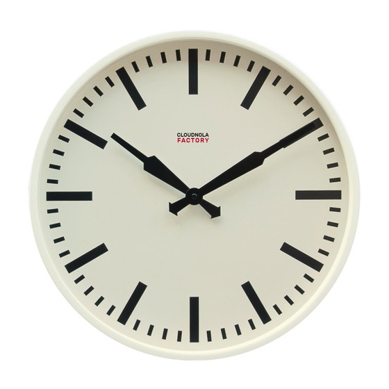 Image 1 of Cloudnola Factory Clock Blanc - 45 Cm