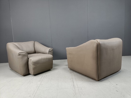 Image 1 of Paire de fauteuils Ds47, années 1970