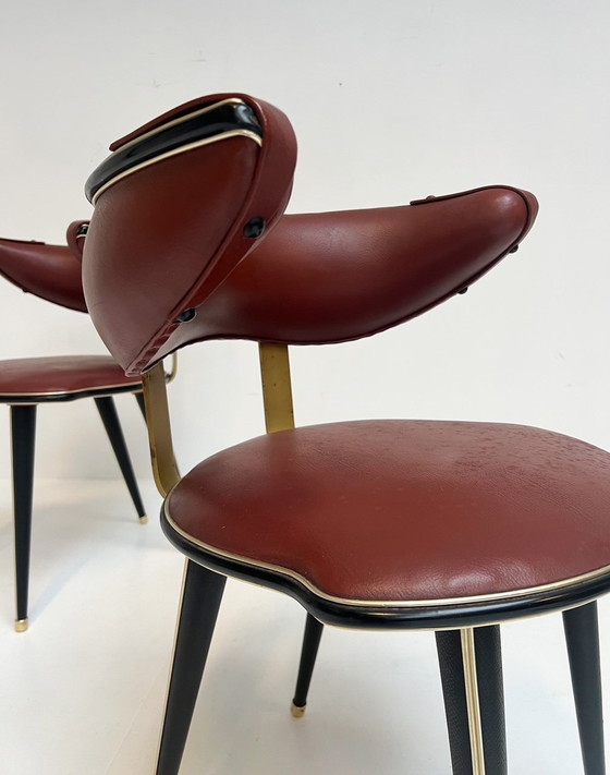 Image 1 of Ensemble de chaises Umberto Mascagni (2), 1960's