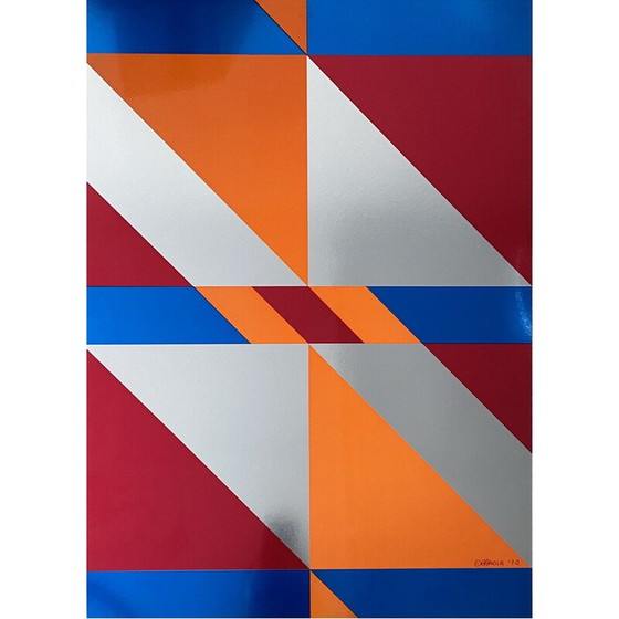 Image 1 of Sérigraphie vintage d'Edvival Ramosa, 1972