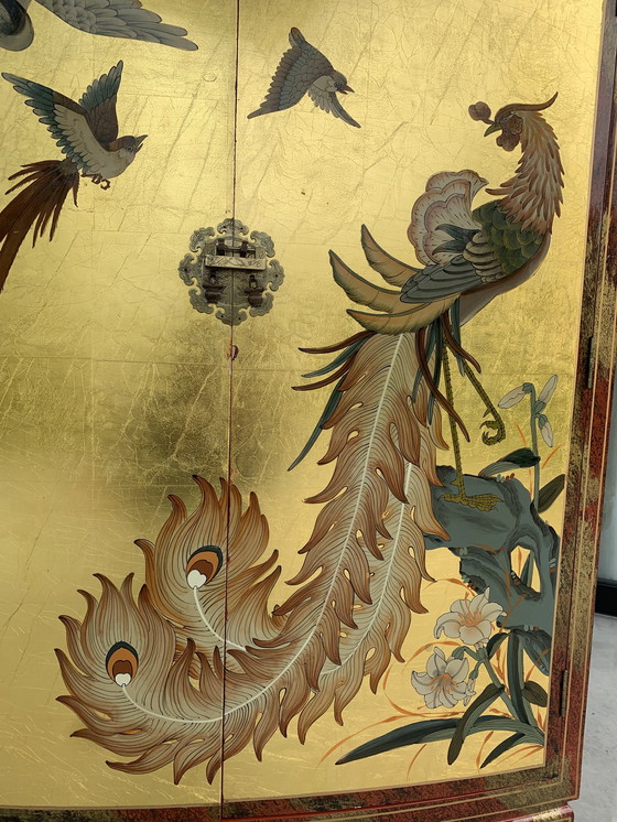 Image 1 of Armoire murale d'art et d'artisanat chinois