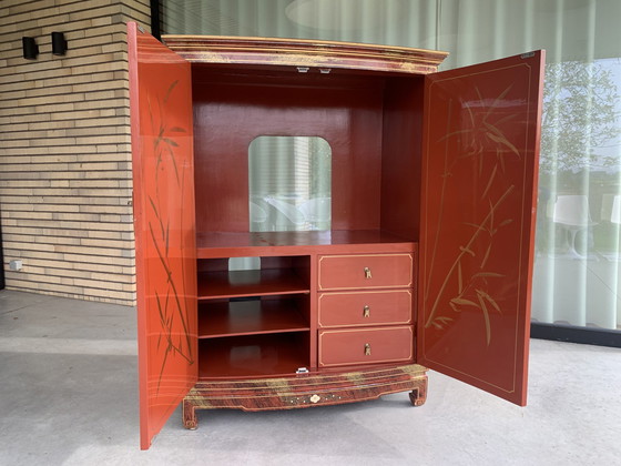 Image 1 of Armoire murale d'art et d'artisanat chinois