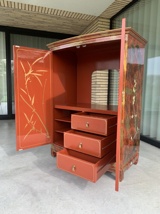 Image 1 of Armoire murale d'art et d'artisanat chinois