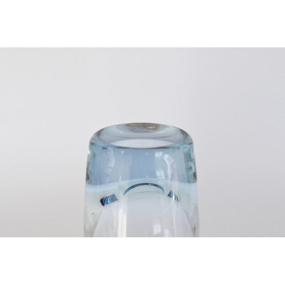 Image 1 of Vase vintage "Aqua" en verre par Per Lütken pour Holmegaard, 1960