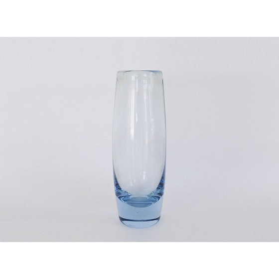 Image 1 of Vase vintage "Aqua" en verre par Per Lütken pour Holmegaard, 1960