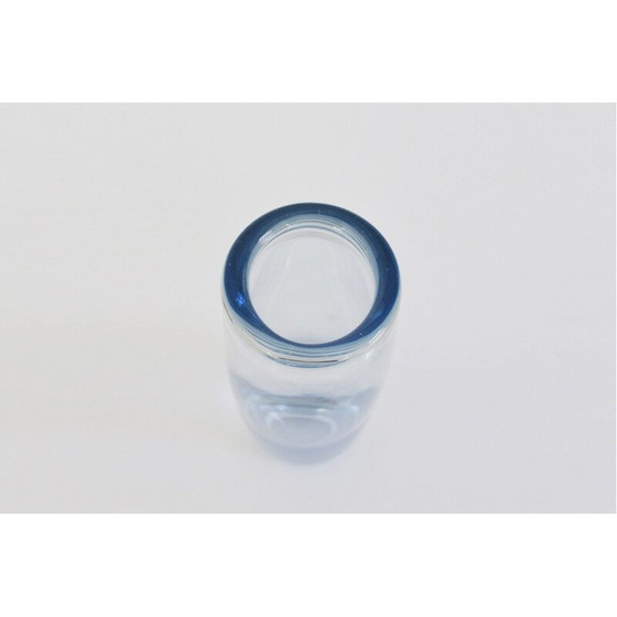 Image 1 of Vase vintage "Aqua" en verre par Per Lütken pour Holmegaard, 1960