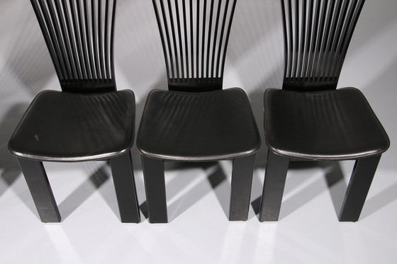 Image 1 of Chaises de salle à manger postmodernes de Pietro Costantini, Italie, années 1980,