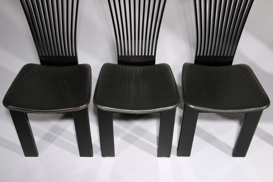 Image 1 of Chaises de salle à manger postmodernes de Pietro Costantini, Italie, années 1980,