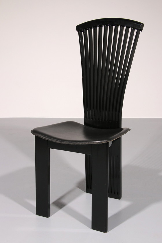 Image 1 of Chaises de salle à manger postmodernes de Pietro Costantini, Italie, années 1980,