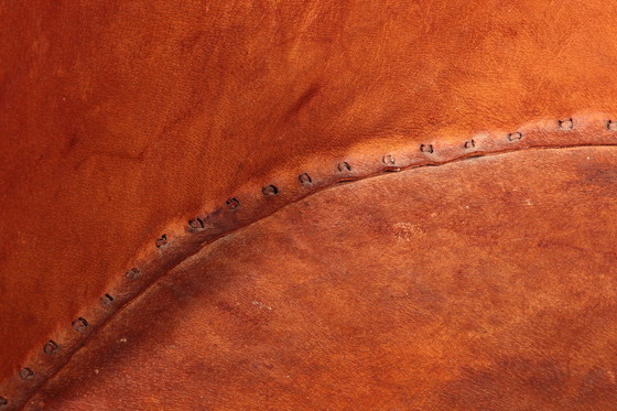 Image 1 of Art populaire Equipale Chaise en cuir d'autruche Mexique 1970