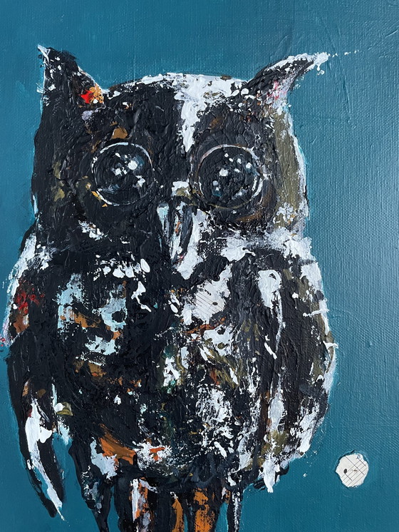 Image 1 of Portrait de hibou