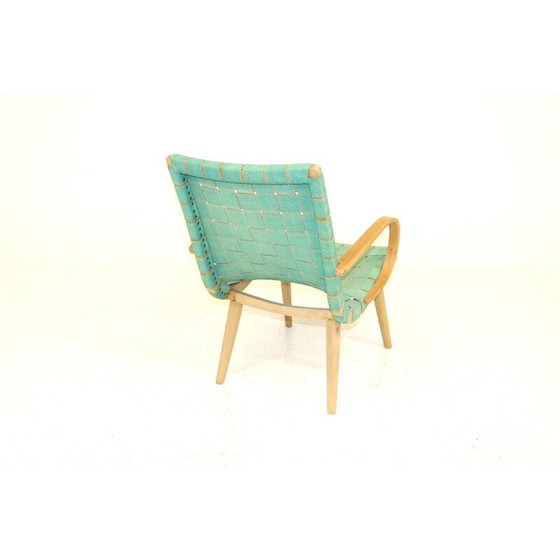 Image 1 of Fauteuil vintage en hêtre, Suède 1970