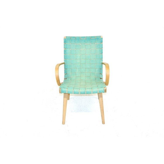 Image 1 of Fauteuil vintage en hêtre, Suède 1970