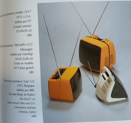 Téléviseur Portable Itt Shaub & Lorentz, Usa, 1975