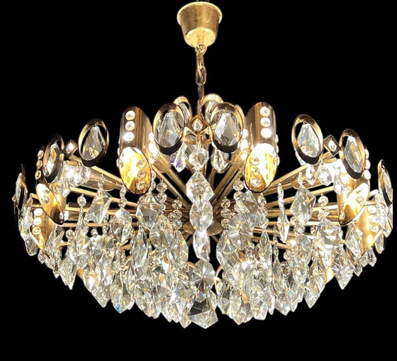 Image 1 of Lustre ovale design Sciolari pour Palwa