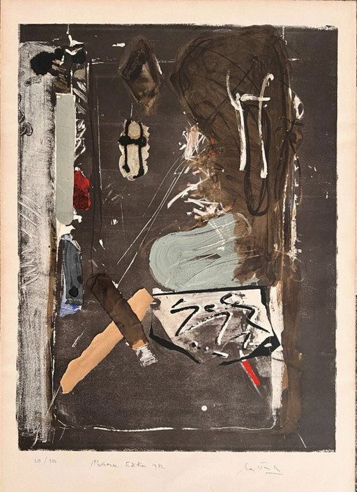 Hans Falk, Lithographie signée et numérotée au crayon, Penthouse, Suisse 1982