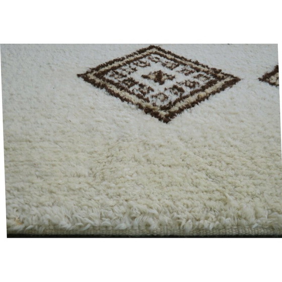 Image 1 of Tapis vintage en laine nouée à la main Beni Ourain, Maroc