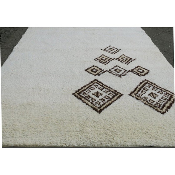 Image 1 of Tapis vintage en laine nouée à la main Beni Ourain, Maroc
