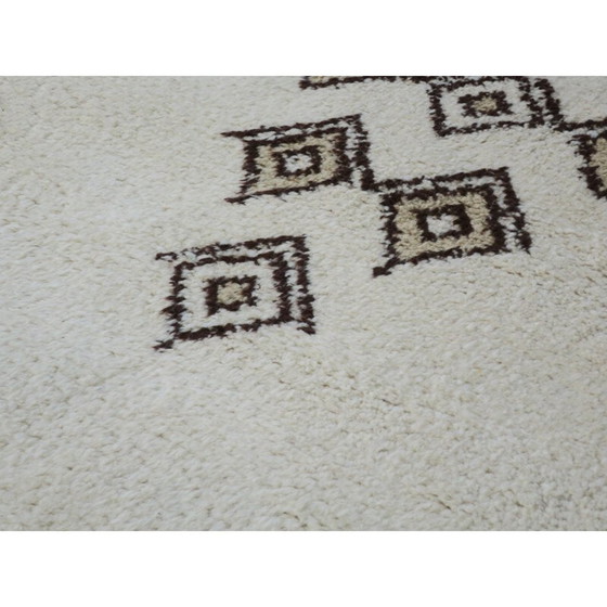 Image 1 of Tapis vintage en laine nouée à la main Beni Ourain, Maroc