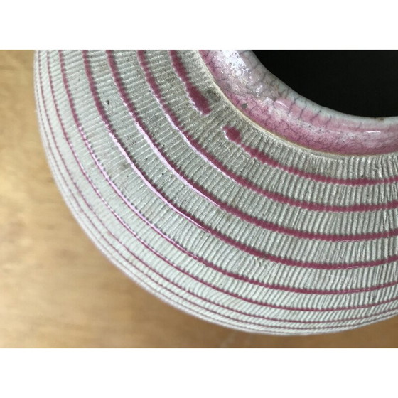 Image 1 of Vase vintage en terre cuite émaillée