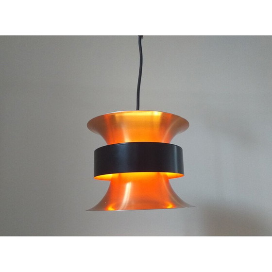 Image 1 of VEB Mettaldrücker Halle, lampe à suspension vintage, 1970