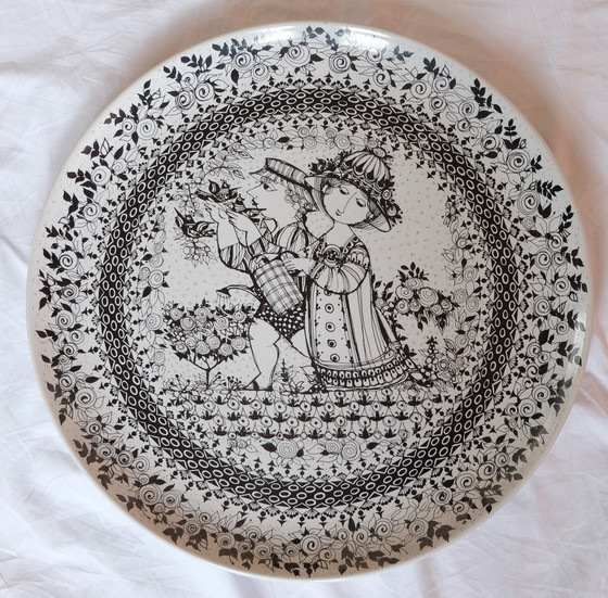 Image 1 of Rosenthal Studio Line 4 Assiette murale Bjørn Wiinblad "Les Saisons "Uk3Aeb