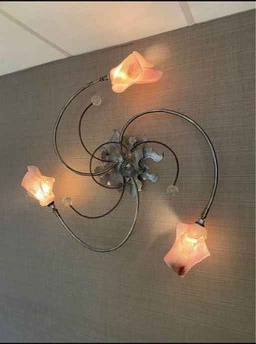 Lustre et 2 appliques