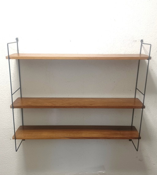 Rack mural Fifties avec trois étagères