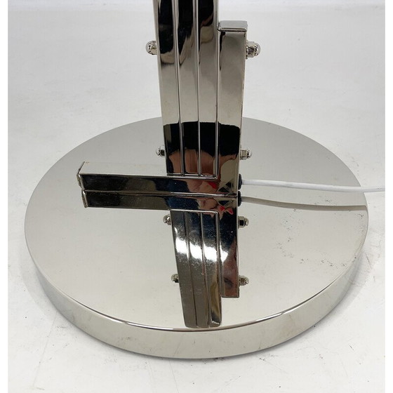 Image 1 of Lampadaire "Magic Mushrooms" italien vintage en chrome et verre de Murano, 1970