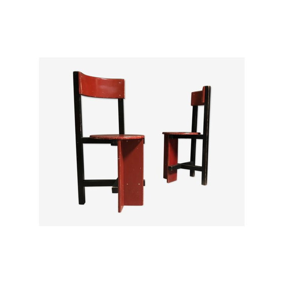 Image 1 of Paire de chaises vintage Piet Blom Bastille, 1960