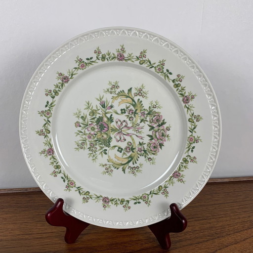 Ensemble de 6 assiettes plates de Villeroy & Boch, modèle Trianon