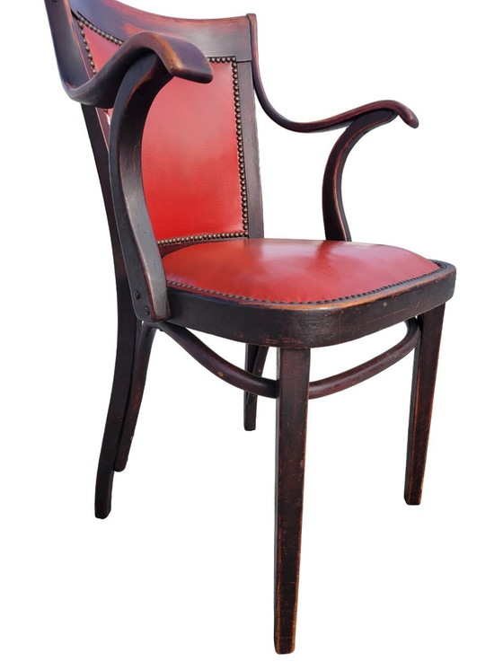 Image 1 of Ensemble De Deux Fauteuils Originaux Thonet Par Adolf Loos