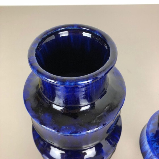 Image 1 of Paire de vases en céramique vintage pour Scheurich série 484, Allemagne 1970