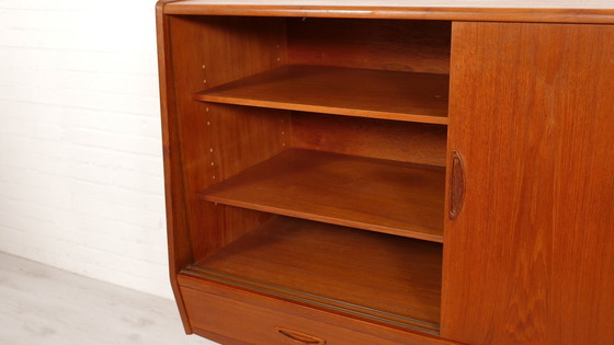 Image 1 of Buffet haut vintage | Teck | meuble de service | 180 cm
