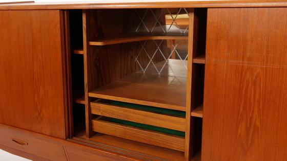 Image 1 of Buffet haut vintage | Teck | meuble de service | 180 cm