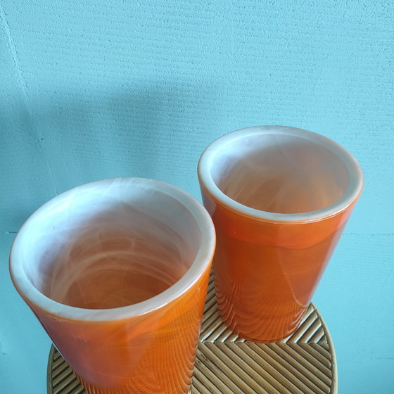 Image 1 of Ensemble de vases à fleurs suédois (verre feuilleté)