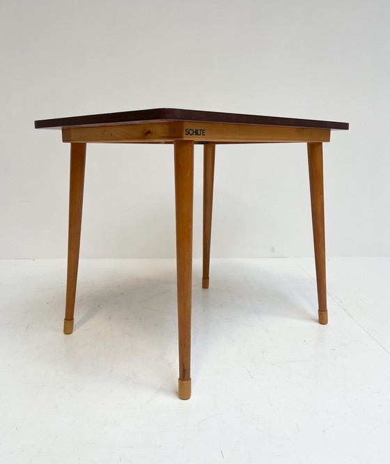 Image 1 of Table d'école Schilte avec plateau en formica, 1970's